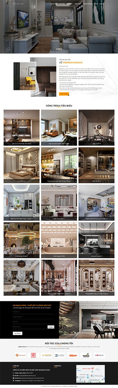 CÔNG TY CP KIẾN TRÚC VÀ NỘI THẤT MAYBACHHOME